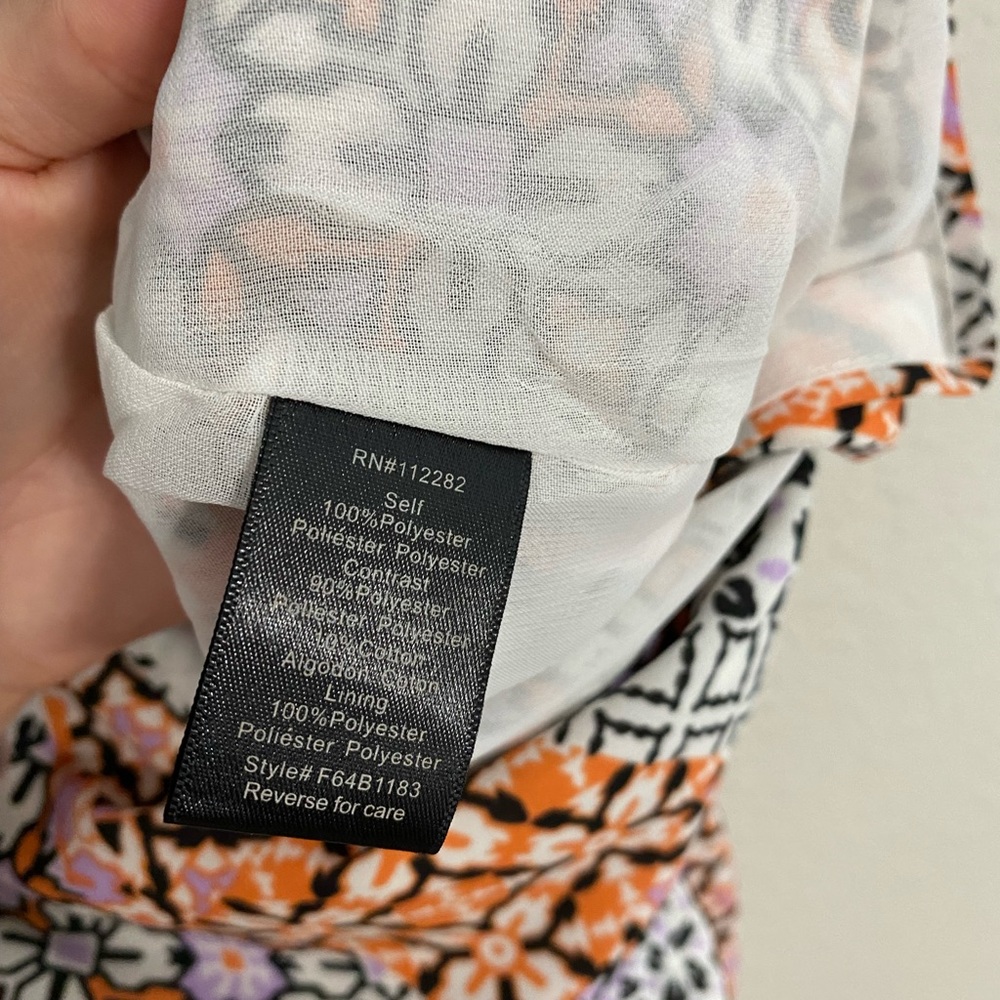 Adelyn Rae Geometric Pattern Romper Size L - image 7